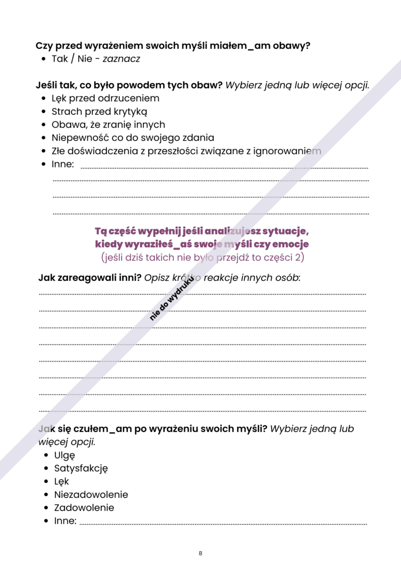 Workbook Rozpoznaj źródła niepewności i wzmocnij pewność siebie - obrazek 2