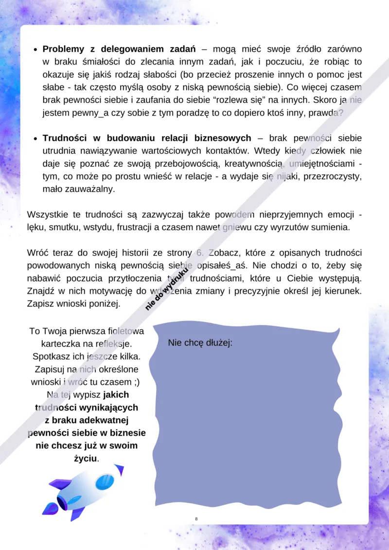 Workbook Wyraź siebie - jak nie dać się innym rozstawiać po kątach w biznesie - obrazek 2