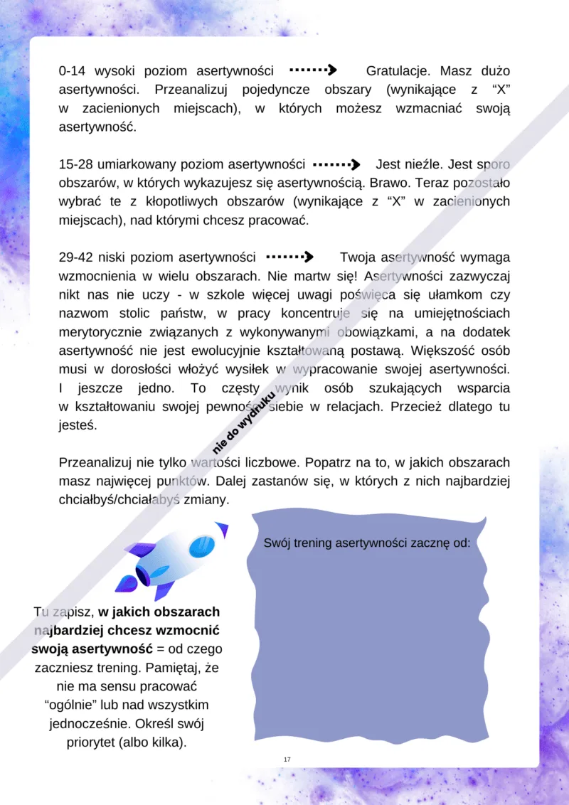 Workbook Wyraź siebie - jak nie dać się innym rozstawiać po kątach w biznesie - obrazek 3